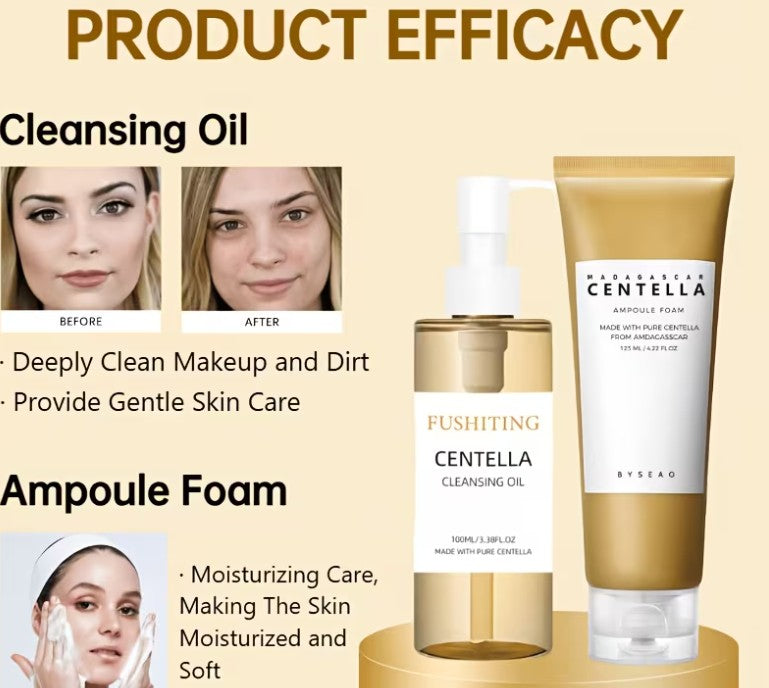 Centella Double Cleansing Duo (2pcs)