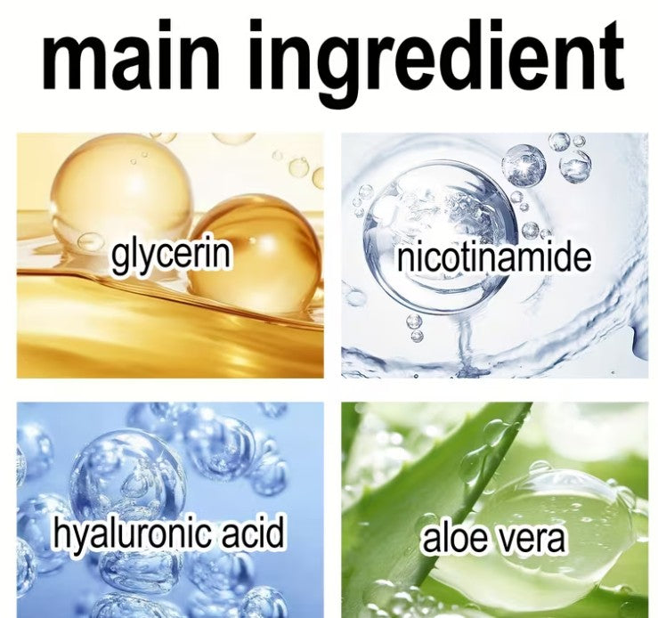 60pcs/30pairs of 345 Niacinamide, Hyaluronic Acid, and Panthenol Eye Masks